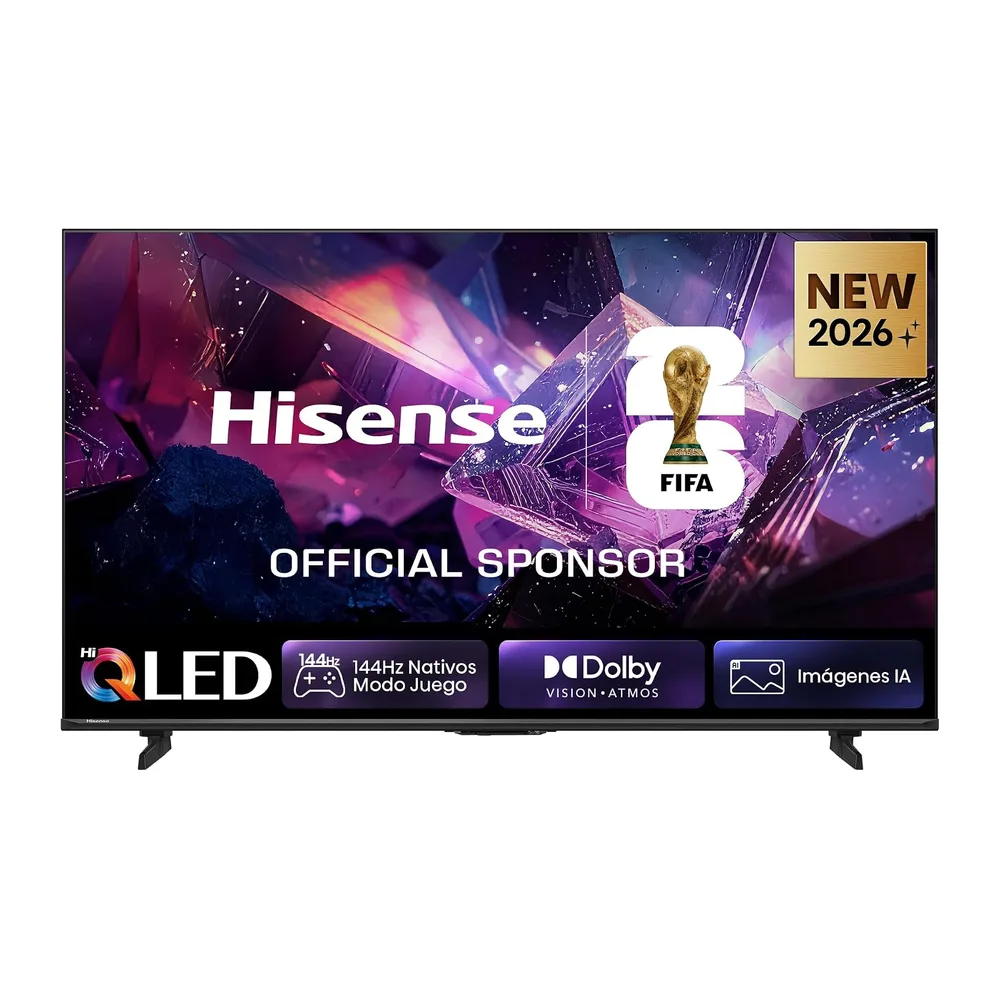 Hisense 65E7S Pro - Hi-QLED Smart TV 65 Pulgadas, Modo Juego 144 Hz Nativos, Hi-QLED Color, Dolby