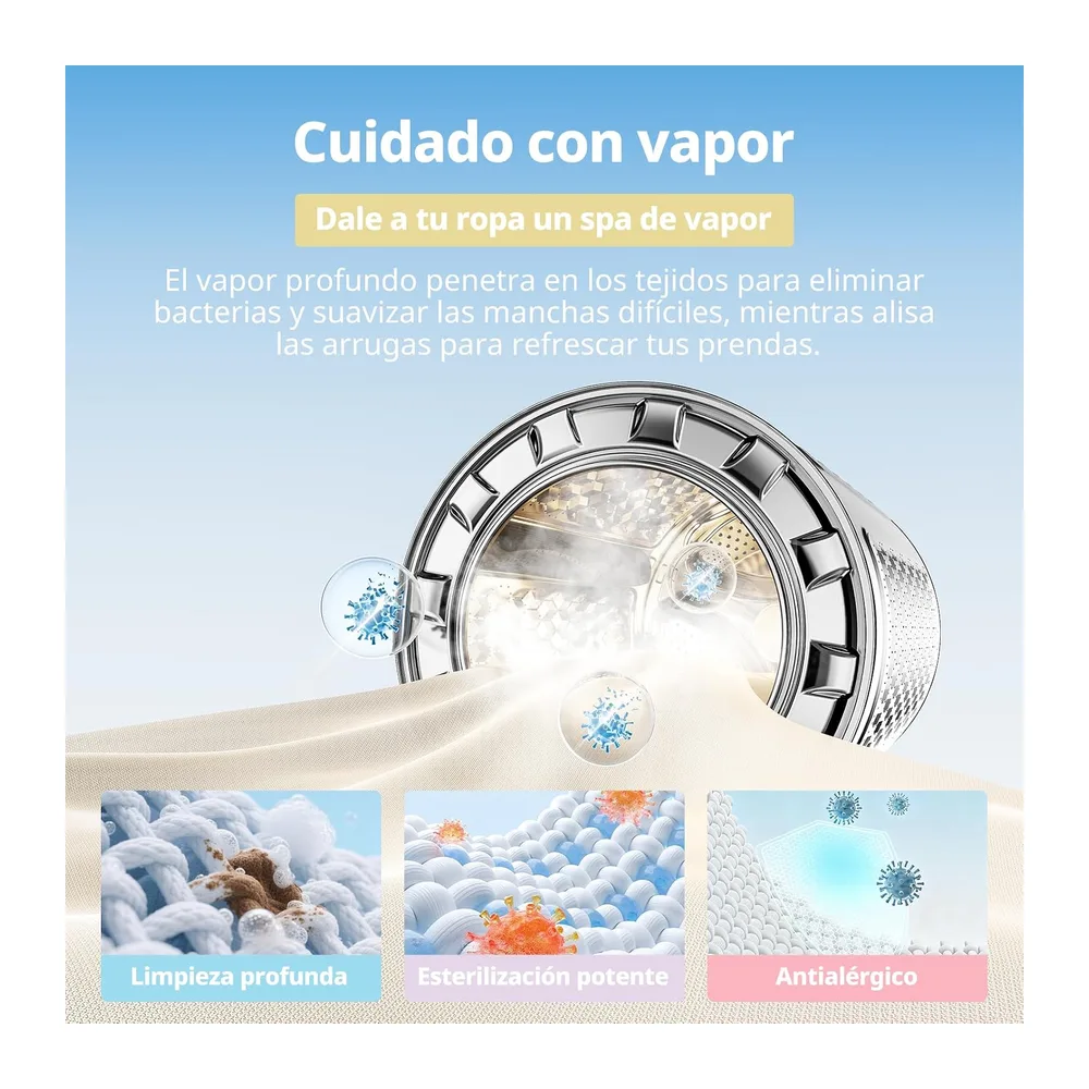 COMFEE' Lavadora Secadora 2 en 1, 10KG/7KG Clase A -10%/D CFP03ED100W-HL [Clase de eficiencia energética A] — 5