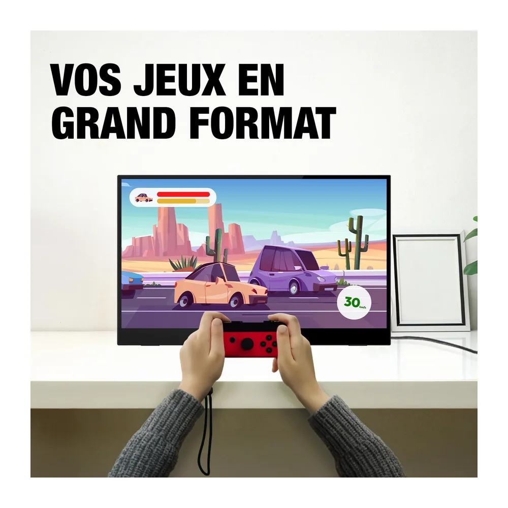 Nomad Touch - Pantalla táctil portátil de 15,6 Pulgadas con USB-C y HDMI | 1080P | Conectar a teléfonos, — 5