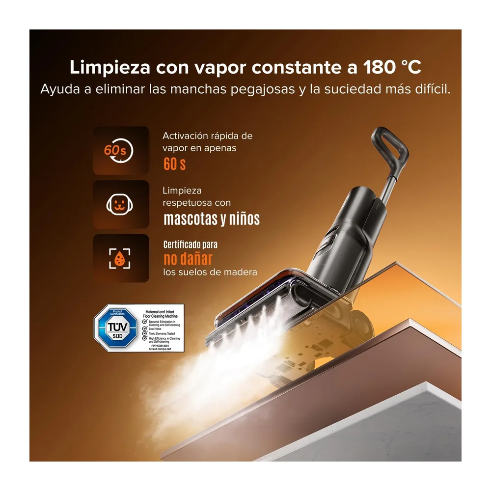 roborock F25 Steam Set Aspiradora y fregadora a Vapor de 180 °C — 2