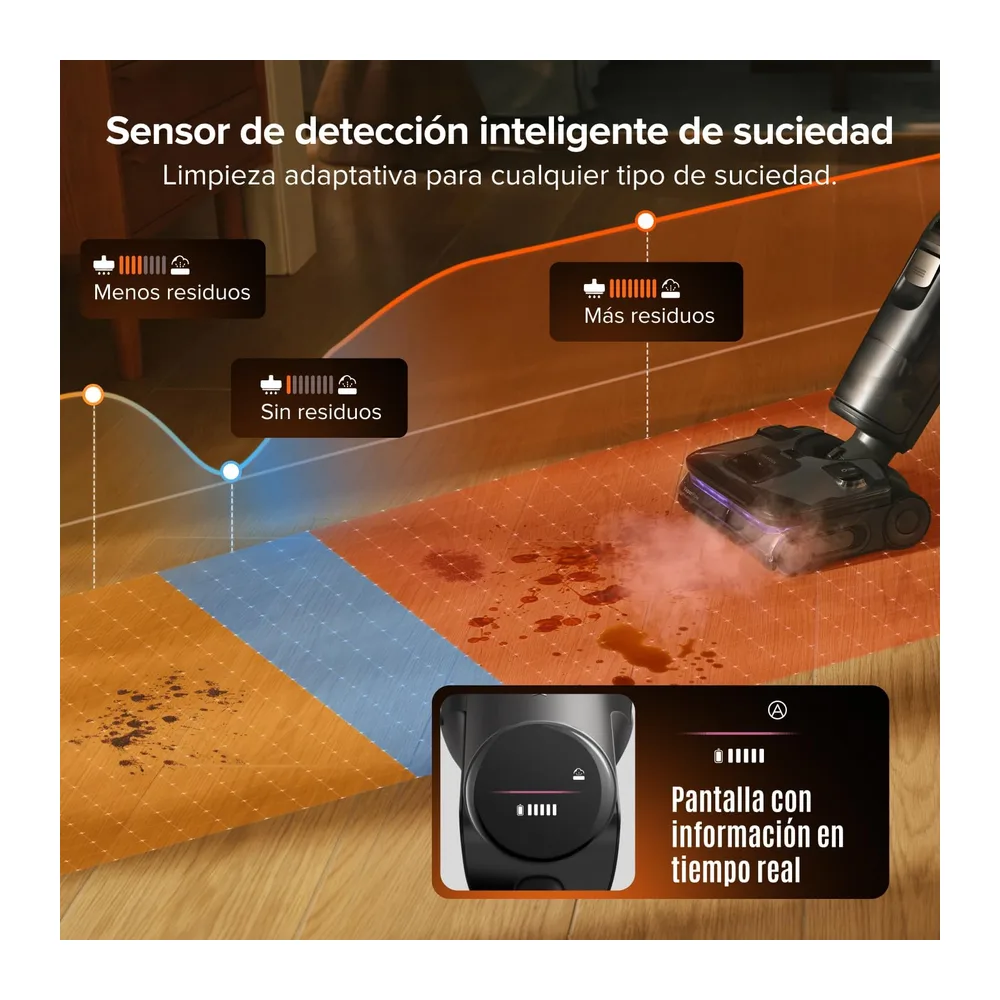 roborock F25 Steam Set Aspiradora y fregadora a Vapor de 180 °C — 6