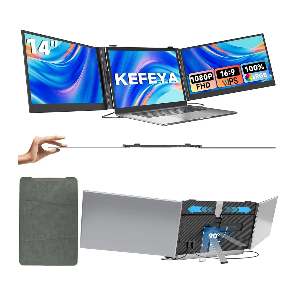 KEFEYA Extensor De Pantalla para Portátil de 14"