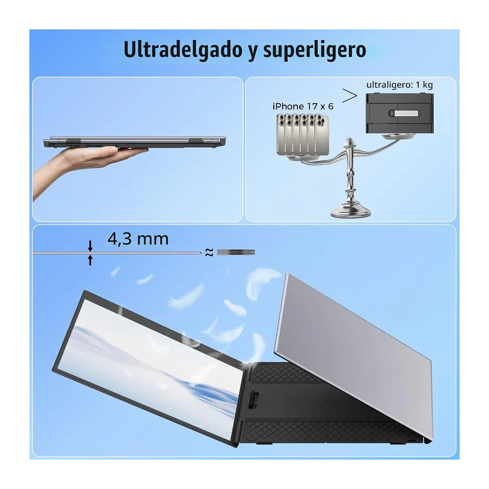 KEFEYA Extensor De Pantalla para Portátil de 14" — 3