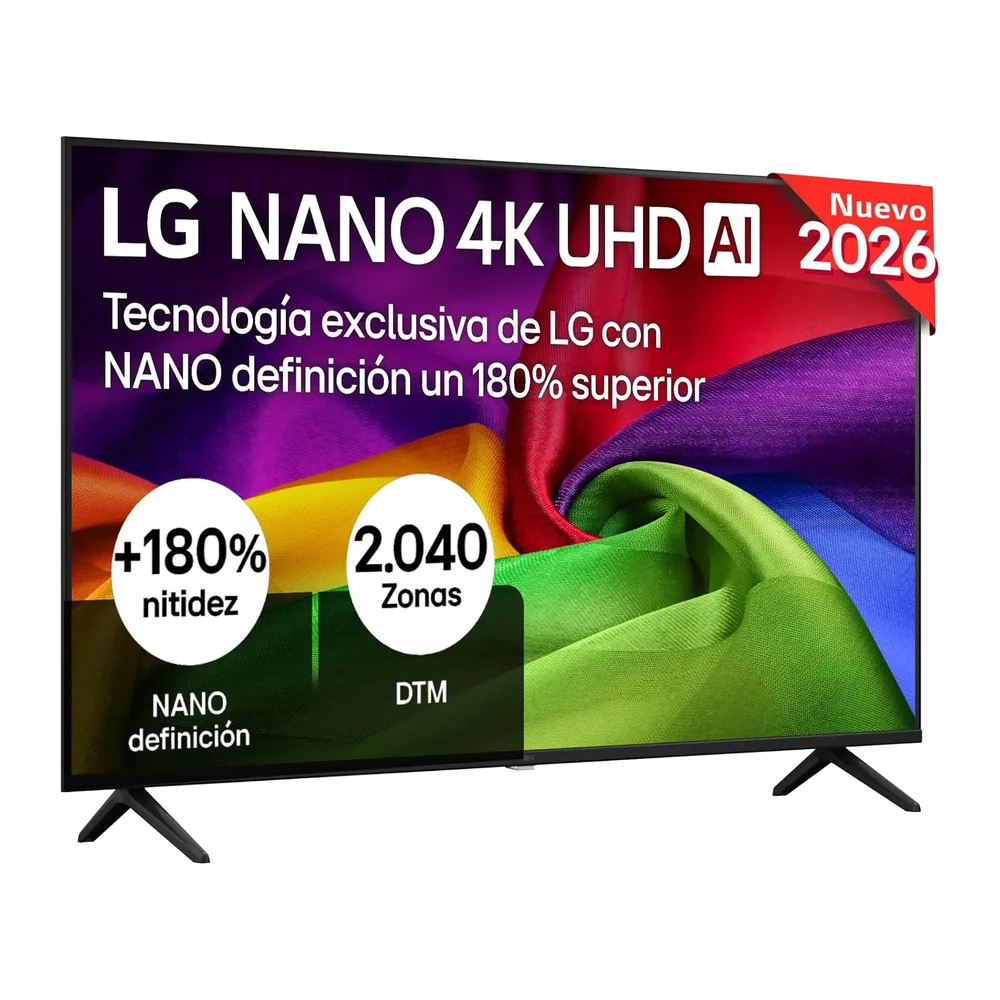 LG 50NU800B6LC - Smart TV Nano UHD AI 50" 4K Sin Reflejos 94%, 2026 [Clase de eficiencia energética F]
