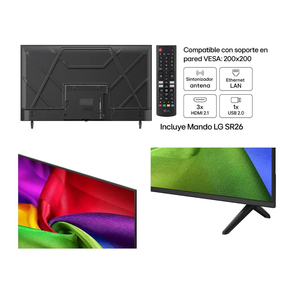 LG 50NU800B6LC - Smart TV Nano UHD AI 50" 4K Sin Reflejos 94%, 2026 [Clase de eficiencia energética F] — 3