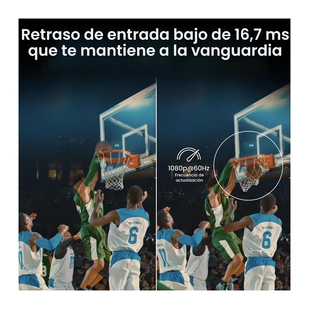 BenQ TH575i Proyector doméstico 1080p, 3800lm, Google TV dongle con Licencia Incluido, 16,7ms Baja latencia — 5