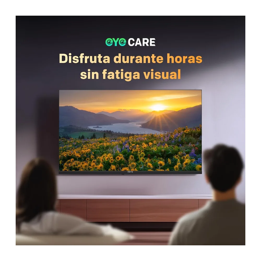 Metz TV 40 Pulgadas Smart TV, Televisor 40” QLED, HDR10, Dolby Audio, Chromecast Integrado, WiFi, Bluetooth — 6