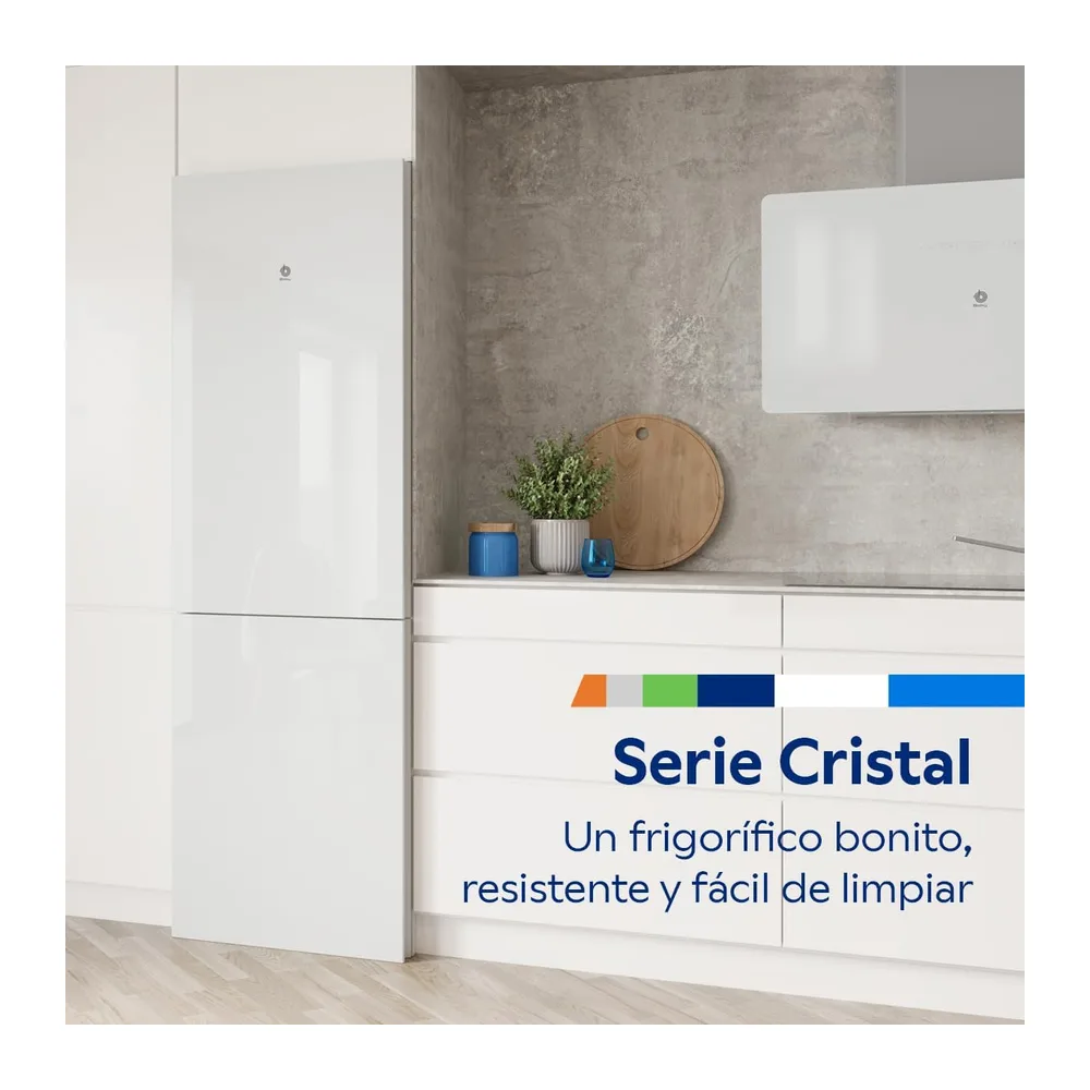 Balay, Frigorífico combinado, Serie Cristal, NoFrost, blanco, 3KFD855BI [Clase de eficiencia energética D] — 3