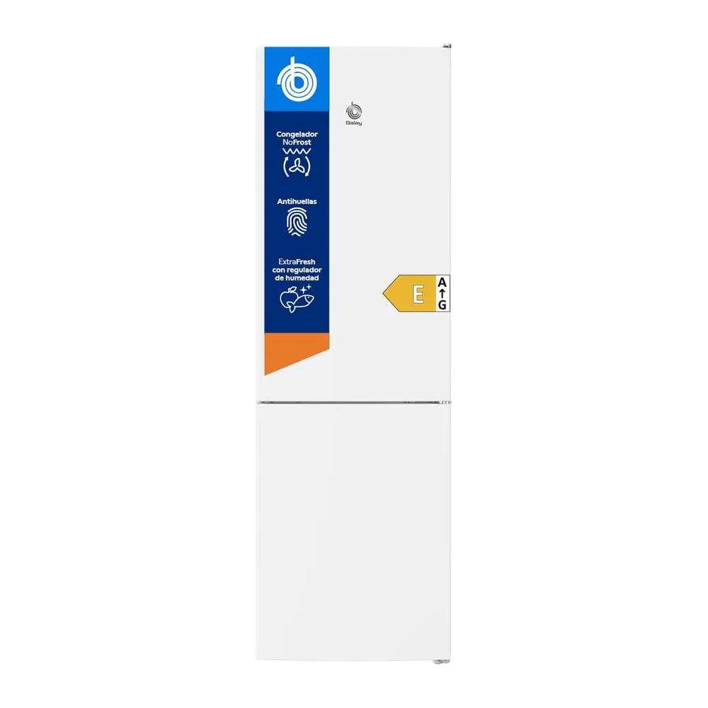 Balay, Frigorífico combinado, NoFrost, blanco, 3KFE553WI [Clase de eficiencia energética E]