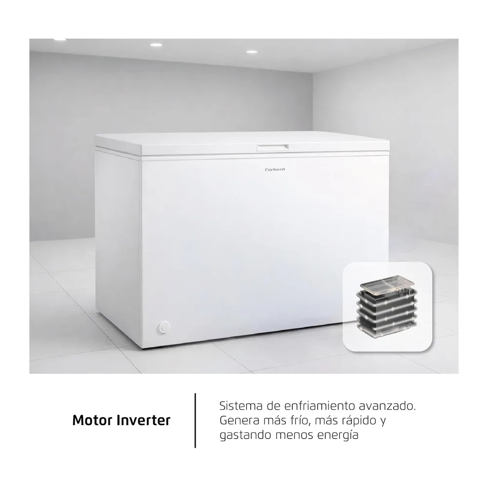 Corberó - Arcón Congelador Horizontal | CCHM3006M | 293 L | 106,5cm x 84,4cm | 41 dB |Sistema Dual | Súper — 5