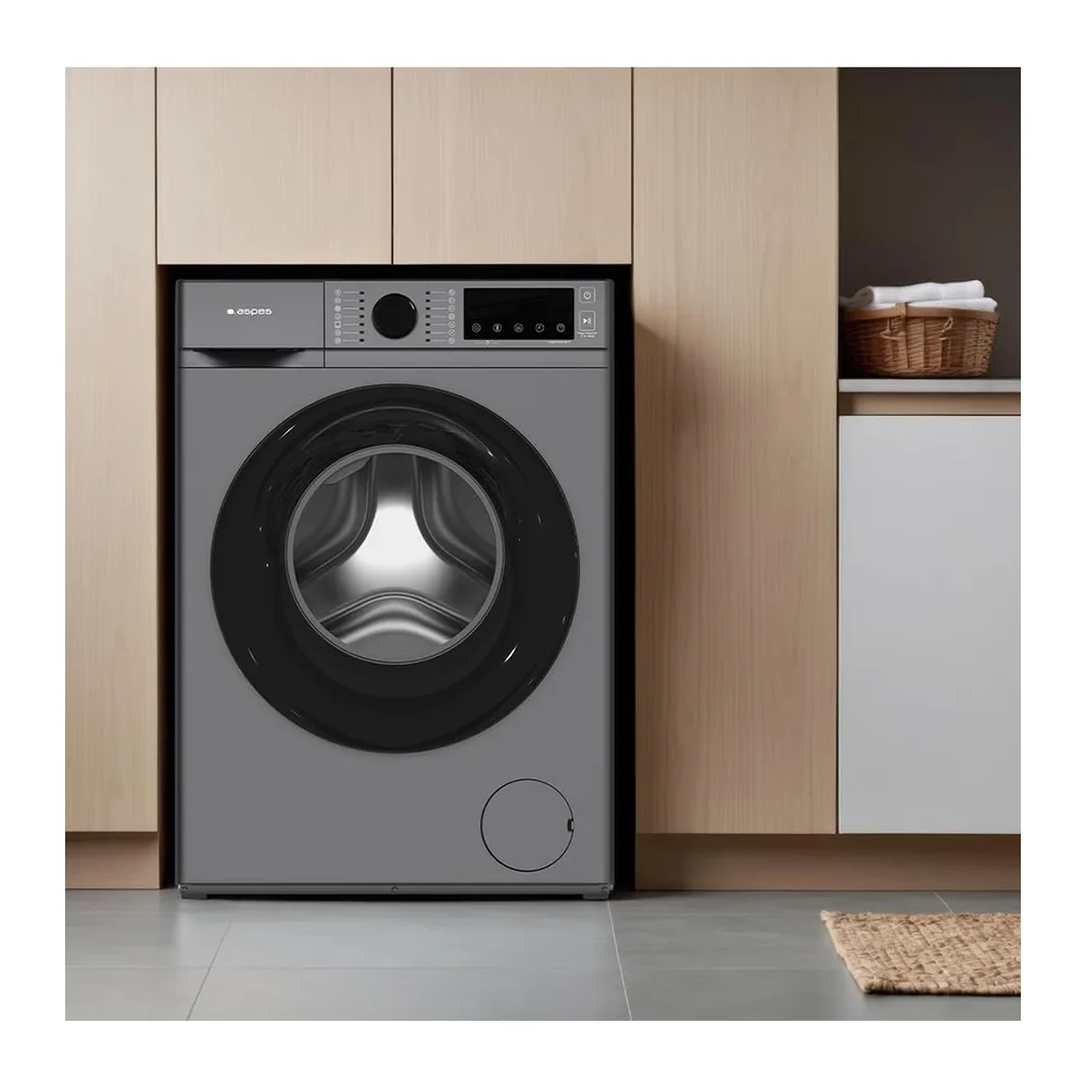 Aspes Lavadora 10 kg Carga Frontal, Inox, AL10401AIDVX. 1400 rpm, Motor Inverter, 14 Programas, Eco-logic — 4