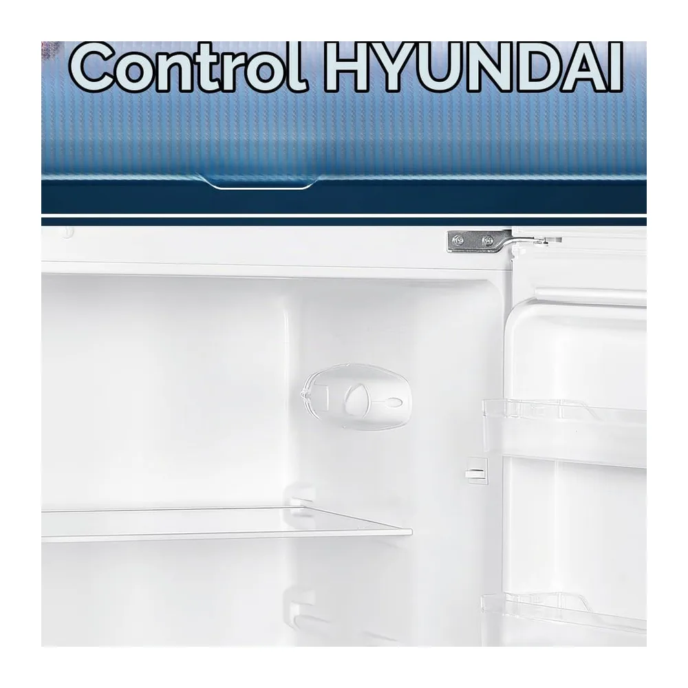 HYUNDAI Frigorífico Blanco, 2 Puertas. HFG16155E01, Capacidad 243 Litros, Cíclico, Motor Universal, 40 dB, — 3