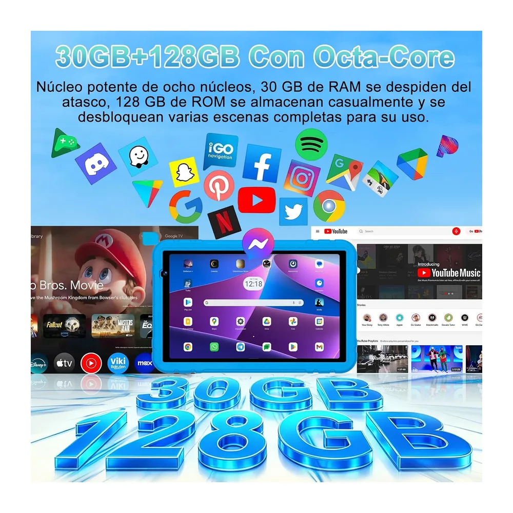 Tablet para Niños 10 Pulgadas Android 15 — 4