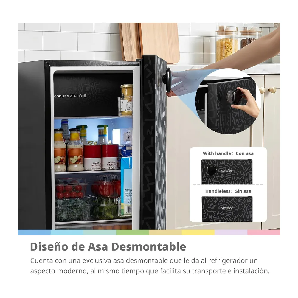 Comfee' 88L Refrigerador Compacto Bajo Encimera — 4