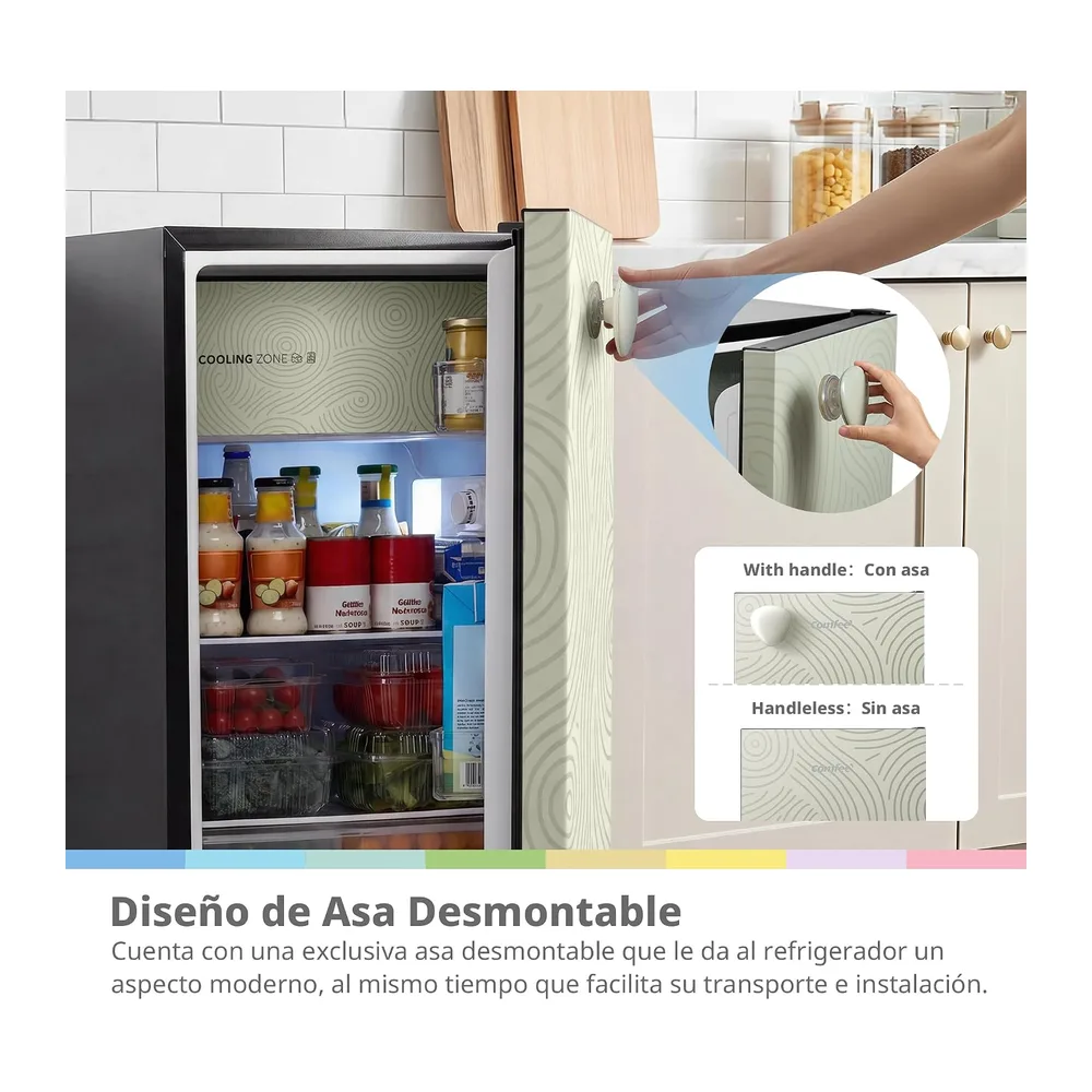Comfee' 88L Refrigerador Compacto Bajo Encimera — 4