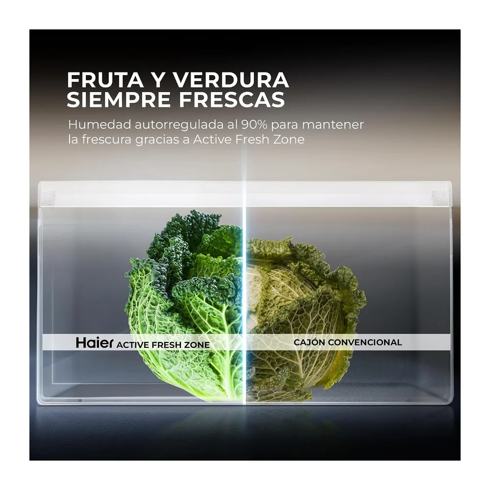 Haier Horizon Collection HCR79F18CHMB - Frigorífico Americano 700L, 4 Puertas, Dispensador Agua, — 6