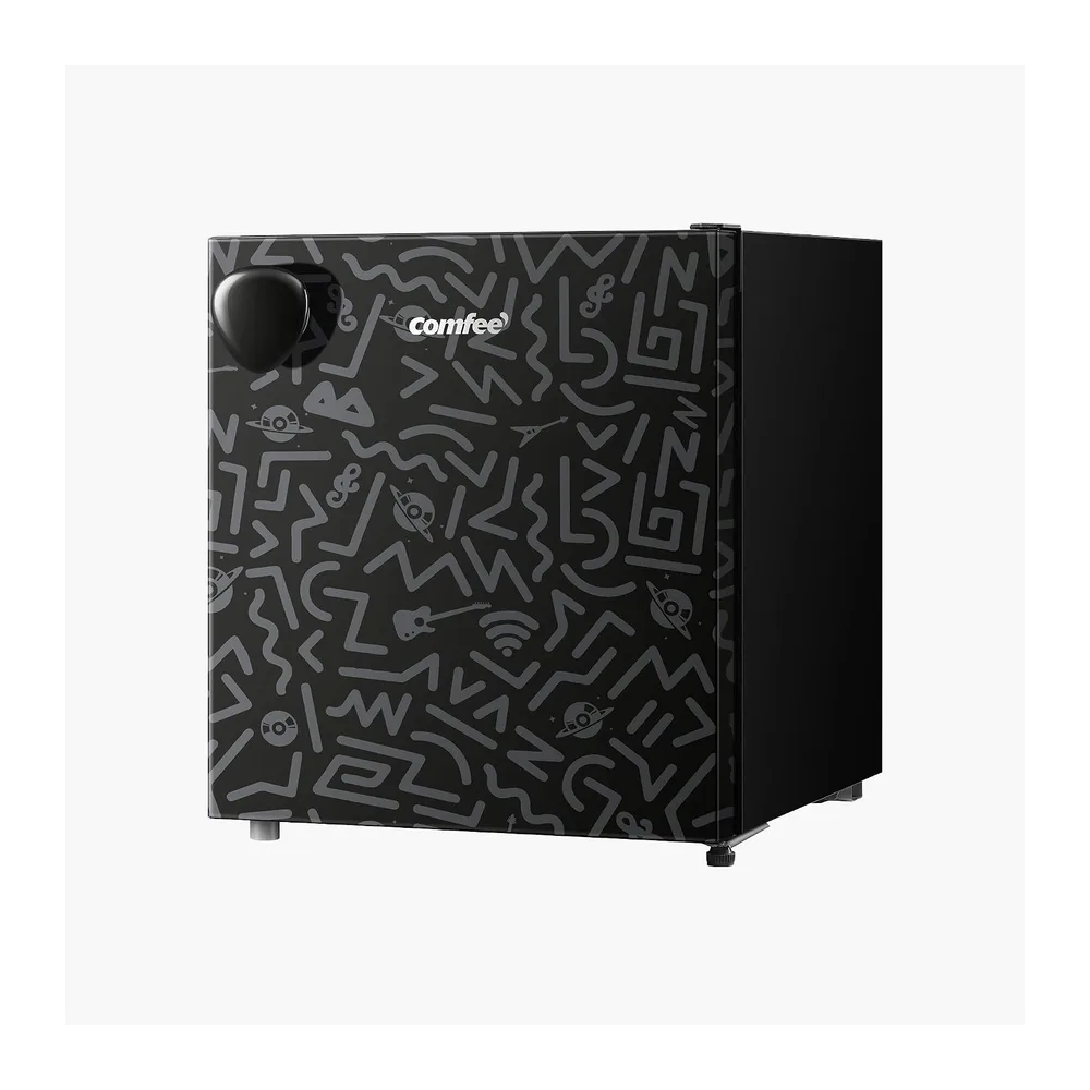 COMFEE' 43L Refrigerador Mini Compact, Una Puerta, Chill Box (0-10℃), Negro [Clase de eficiencia energética E] — 2