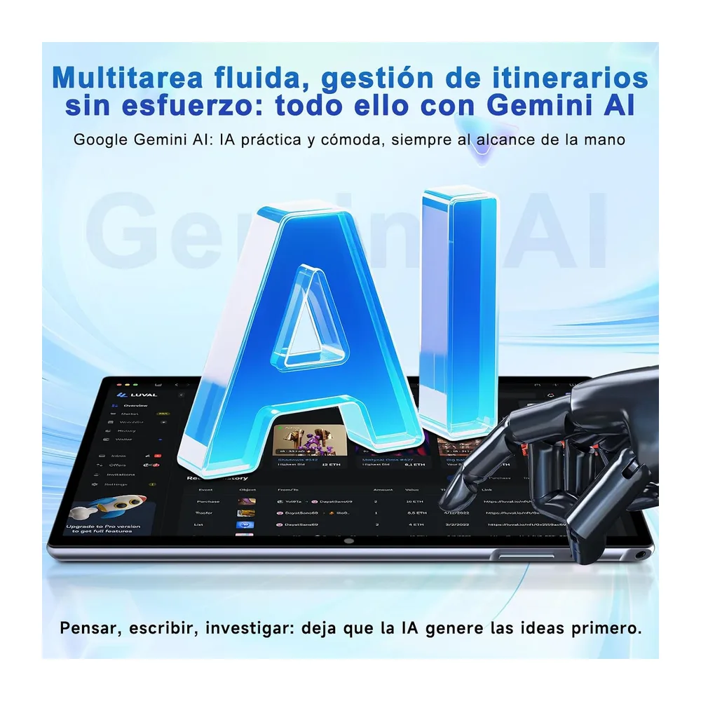 2026 último Tablet 10 Pulgadas Android 15 con Gemini AI — 6
