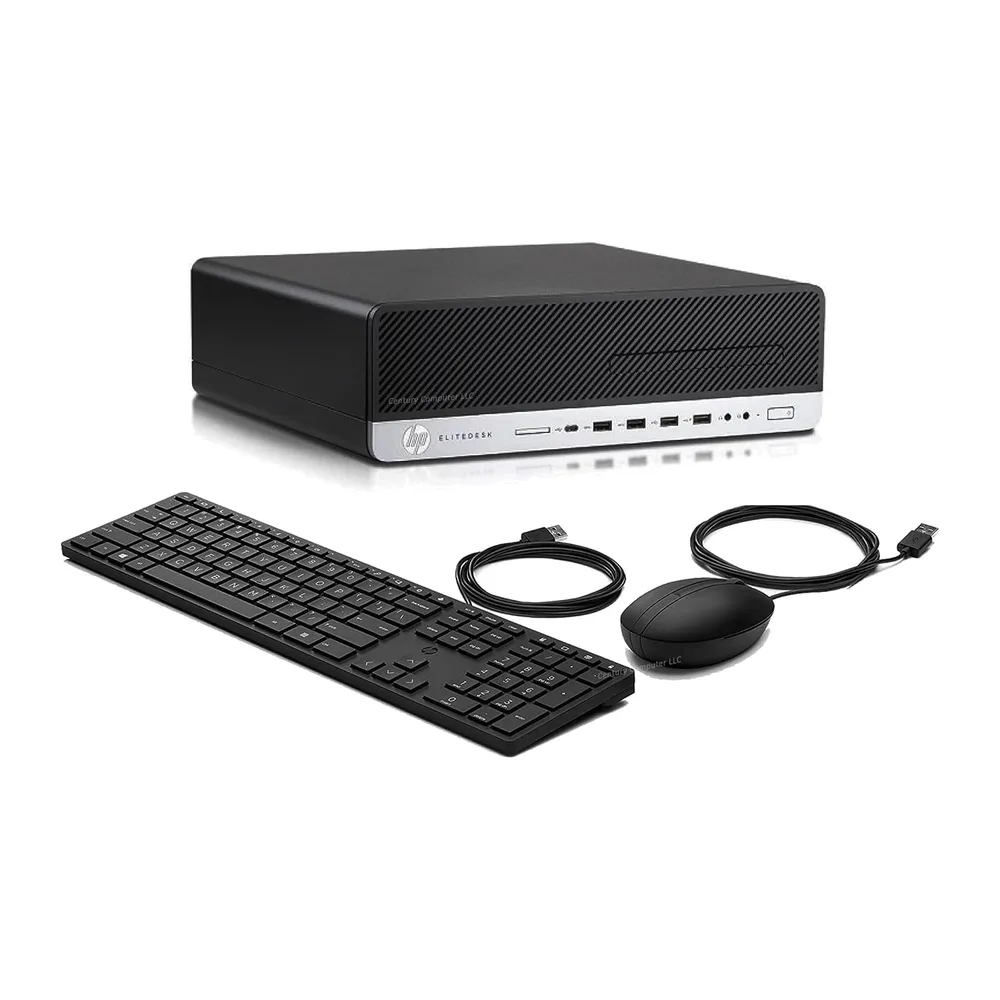 HP EliteDesk 800 G5 SFF - Ordenador de sobremesa Intel Core i5-8500T, 16 GB de RAM, SSD de 512 GB, WiFi,
