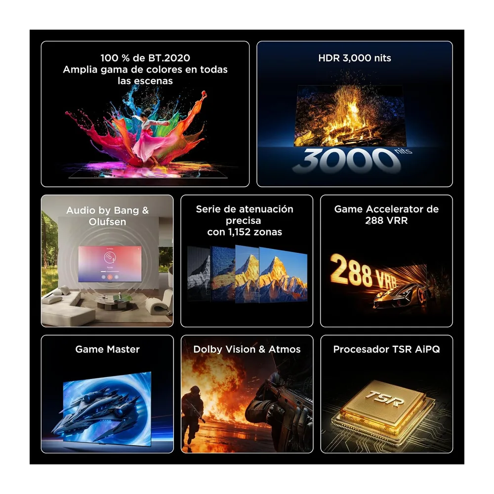 TCL 65C7L Televisor 65 Pulgadas SQD-Mini LED 4K Smart TV — 3