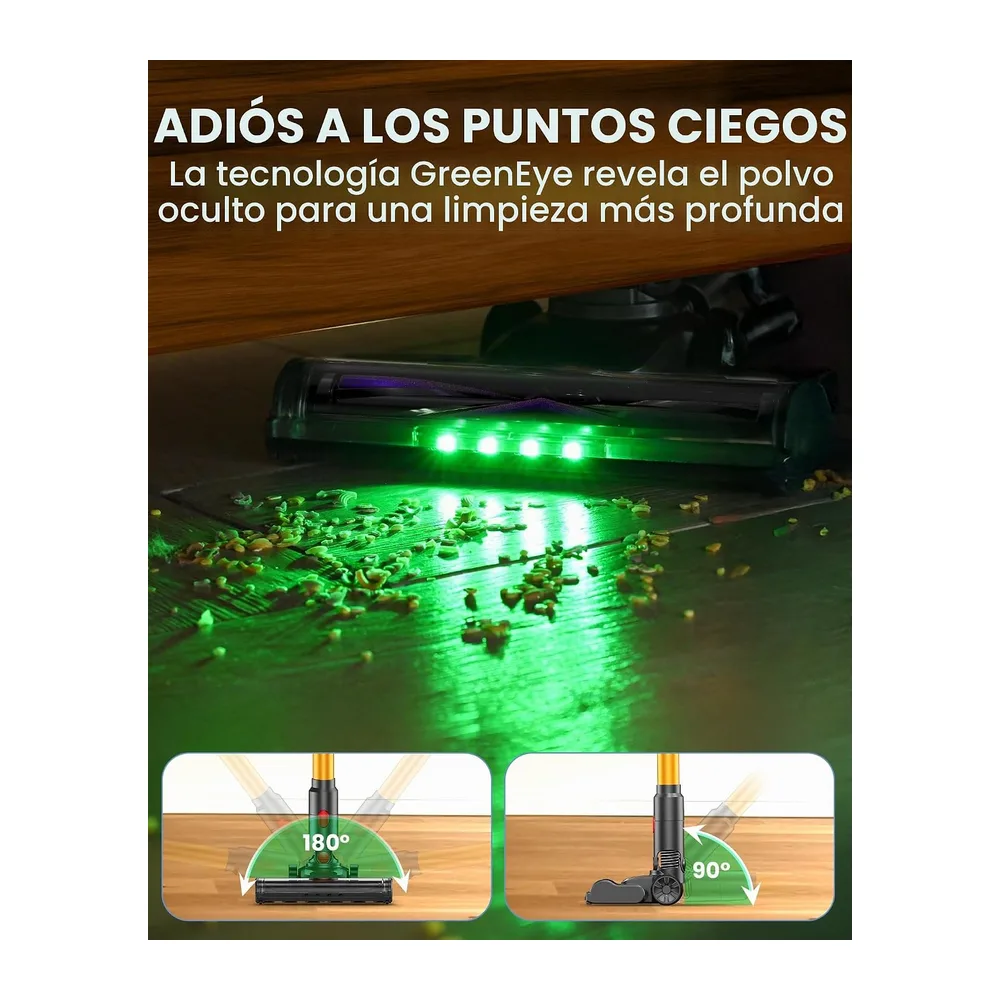 DP2 Aspiradora Sin Cable con 2 Baterías Integradas — 6