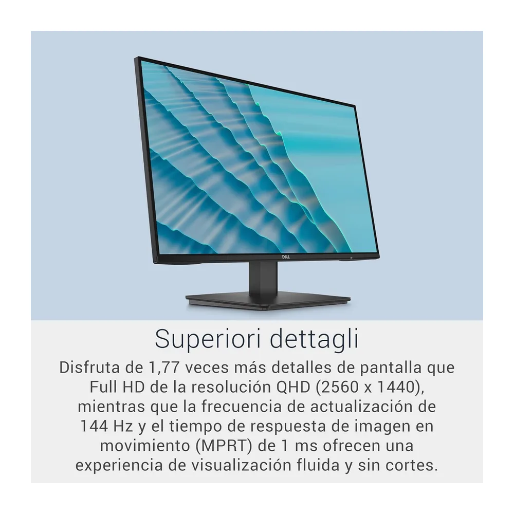 DELL 27 Monitor - SE2726D, QHD (2560x1440), 144Hz, IPS, 1ms MPRT [Clase de eficiencia energética E] — 4