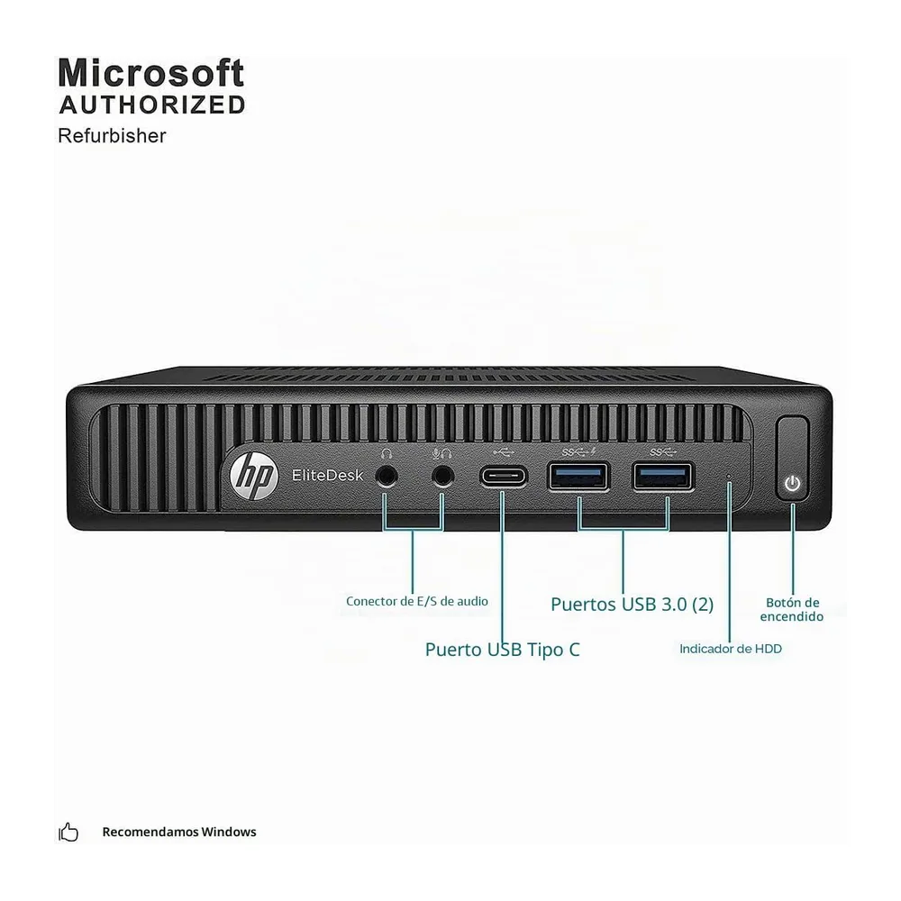 HP EliteDesk 800 G2 Mini PC de Escritorio — 3