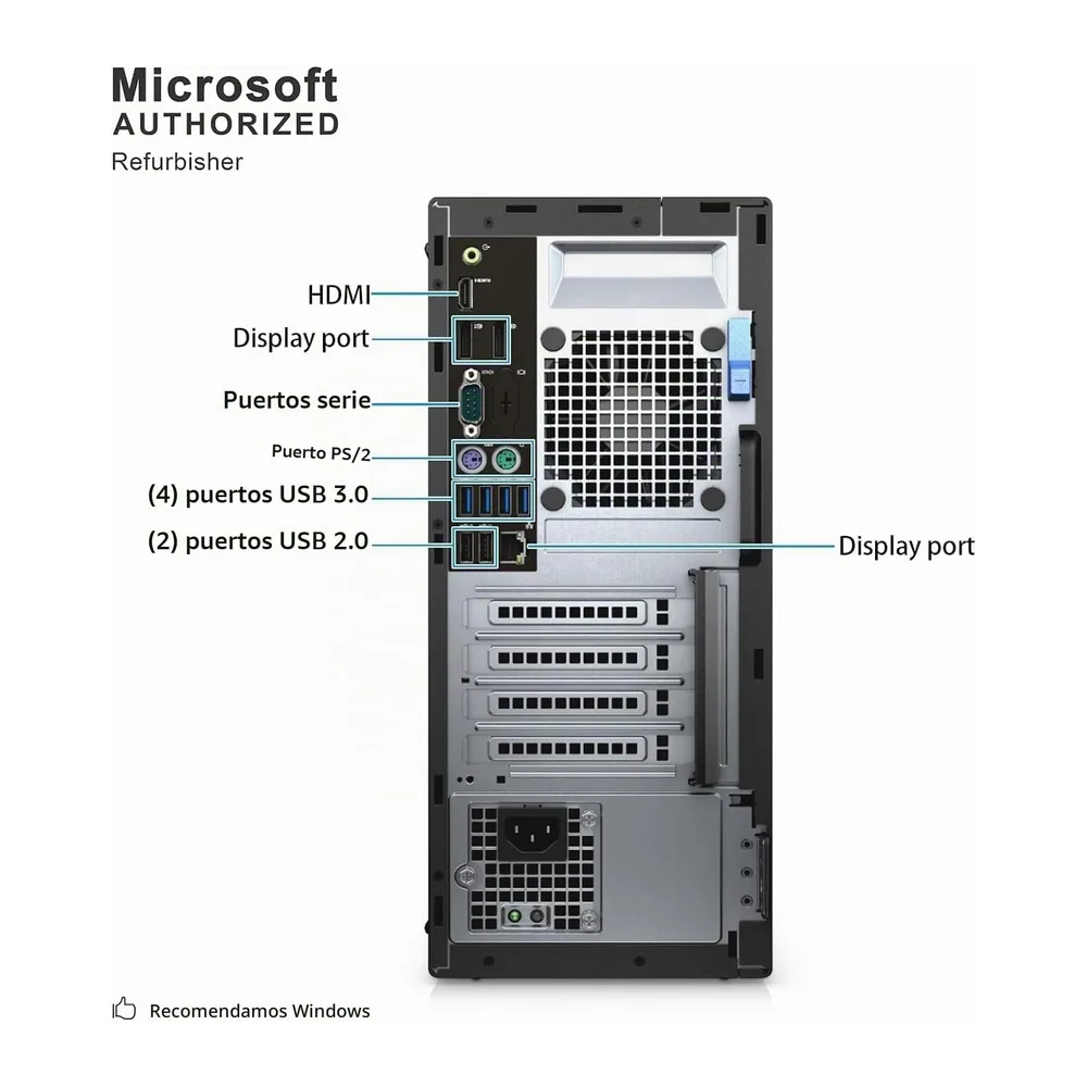 Dell Optiplex 7050 Mini Tower Ordenador de Escritorio — 4