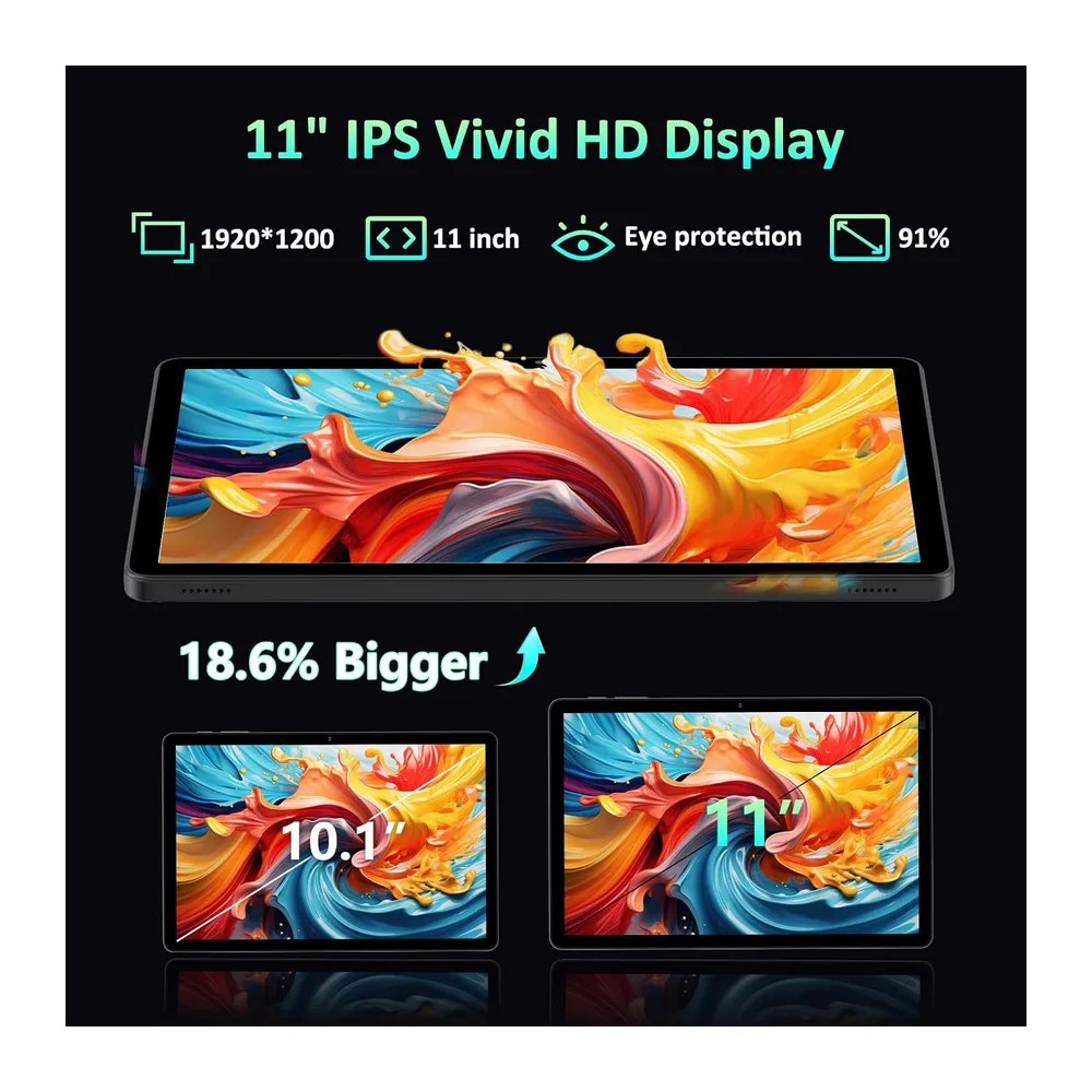 Tablet 11 Pulgadas Android 16 con 36GB RAM+512GB ROM (2TB TF) — 4