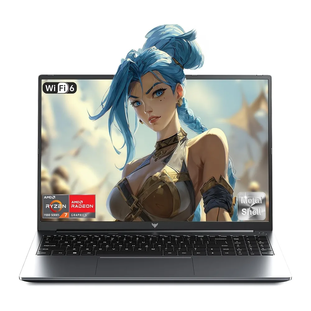 Portátil AMD Ryzen 7 5700U 15,6 Pulgadas 16GB DDR4 512GB NVMe SSD