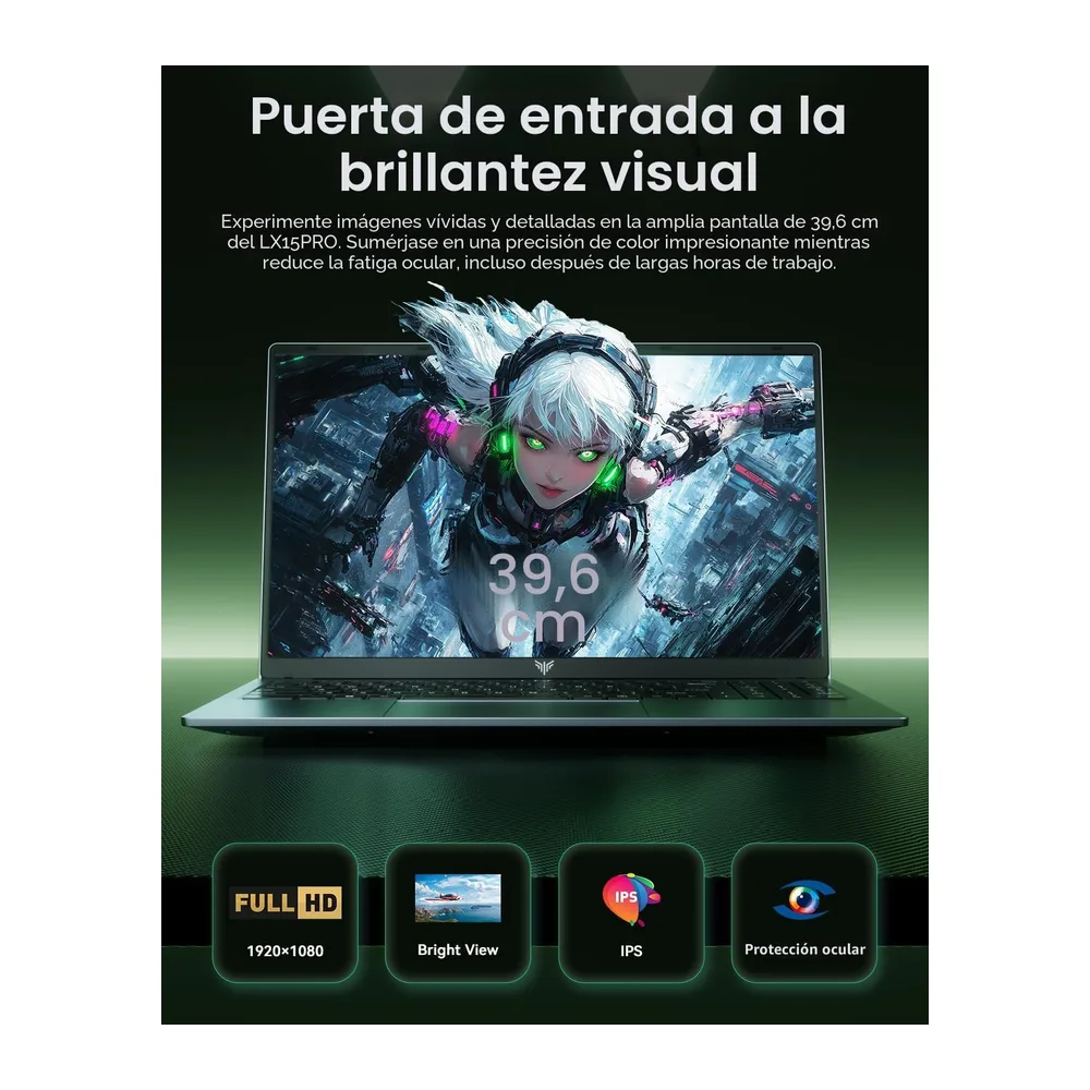 Portátil AMD Ryzen 7 5700U 15,6 Pulgadas 16GB DDR4 512GB NVMe SSD — 6