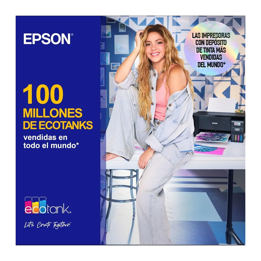Epson EcoTank ET-2912 | para hogares dinámicos | Wi-Fi | A4 | Impresión, Copia, escaneado | Compatible con — 4