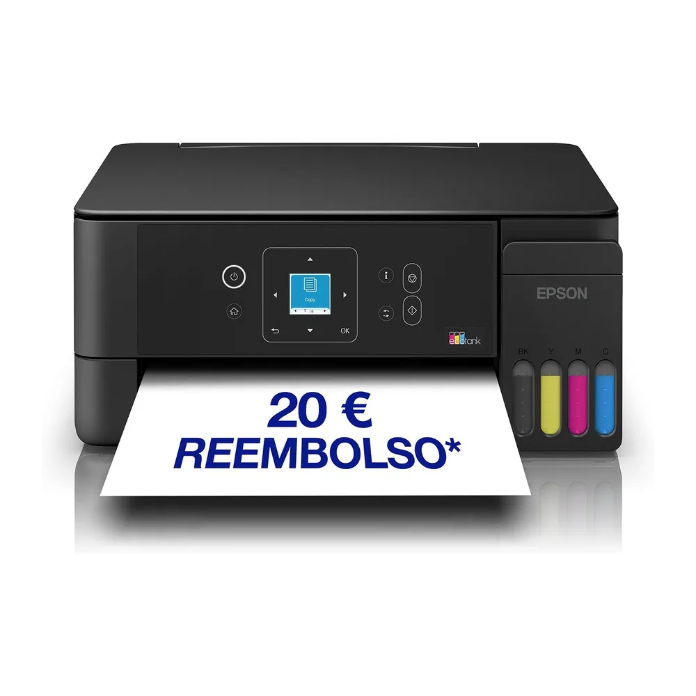 Epson EcoTank ET-2922 | para hogares dinámicos | Wi-Fi | A4 | Impresión, Copia, escaneado | Pantalla LCD |
