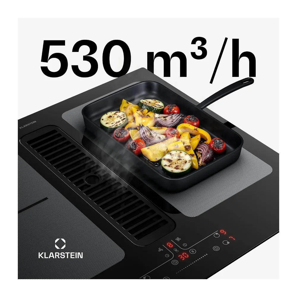 Klarstein Full House Vitrocerámica con Extractor — 4