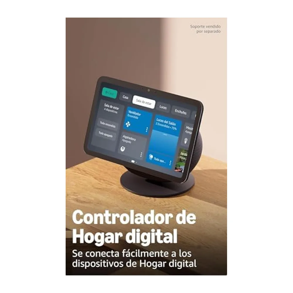 Amazon Echo Show 8 (última generación), Blanco + Ring Videotimbre con batería (última gen.), Gris moteado, ve — 4