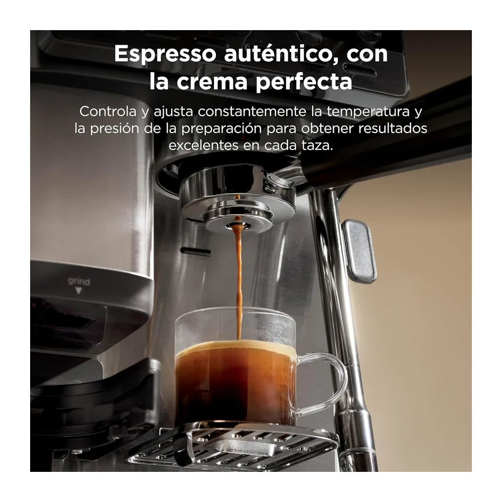 Ninja Luxe Café Mini Cafetera 2 en 1 para café de filtro y espresso con espumador automático de leche — 5