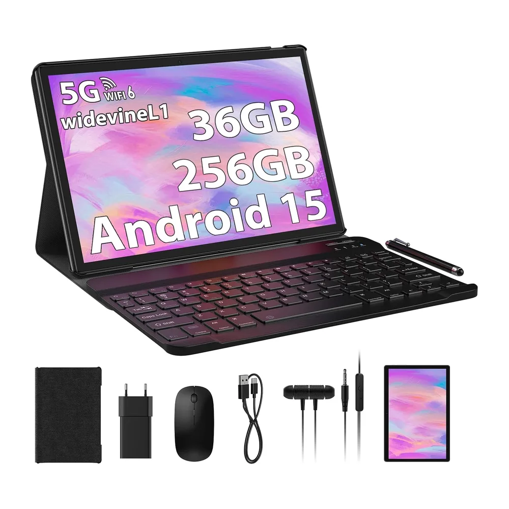 Tablet 10 Pulgadas Android 15 5G WiFi Tablet