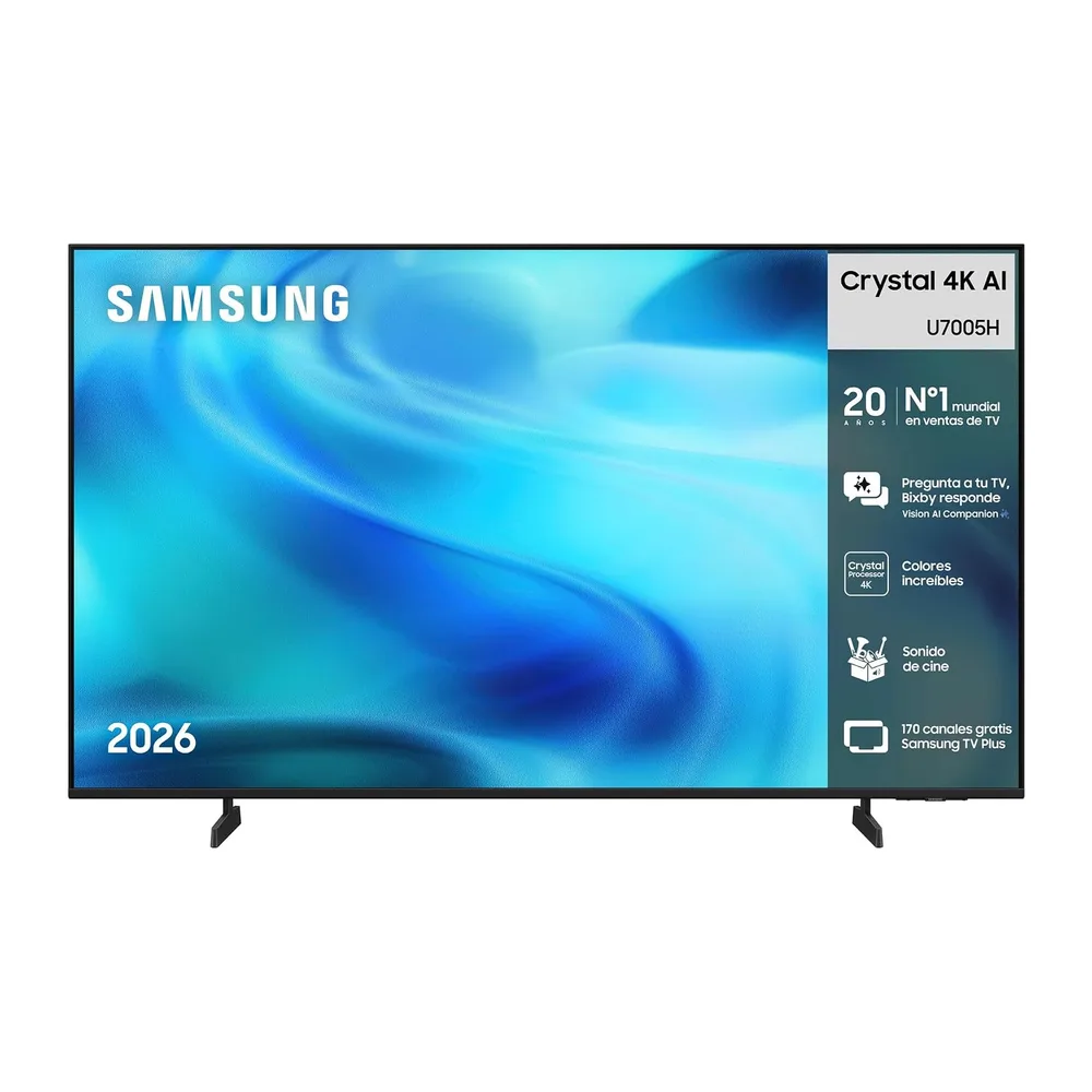 Samsung TV 50 Pulgadas Crystal UHD U7005H 4K Smart TV con Vision AI Companion