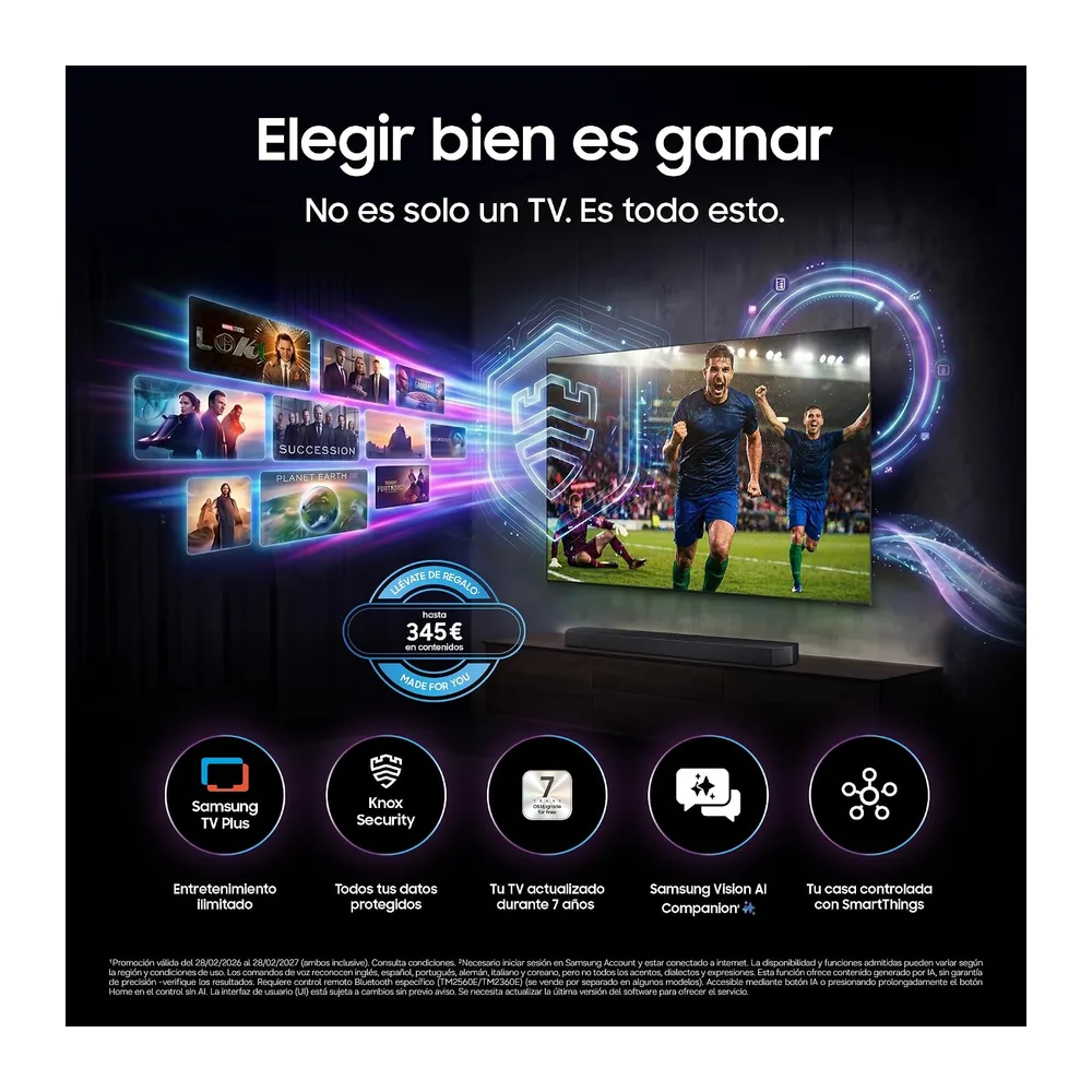 Samsung TV 50 Pulgadas Crystal UHD U7005H 4K Smart TV con Vision AI Companion — 6