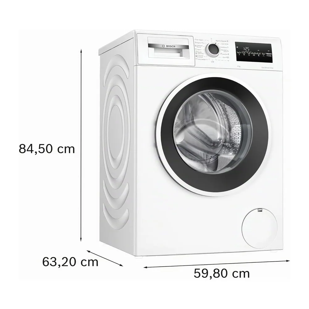 Bosch, Lavadora, Serie 4, 8 kg, Iron Assist, blanco, WAN28283ES [Clase de eficiencia energética A] — 2