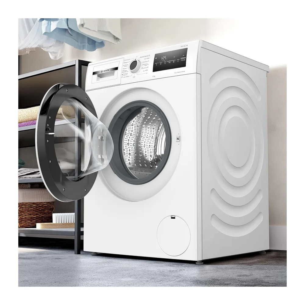 Bosch, Lavadora, Serie 4, 8 kg, Iron Assist, blanco, WAN28283ES [Clase de eficiencia energética A] — 5