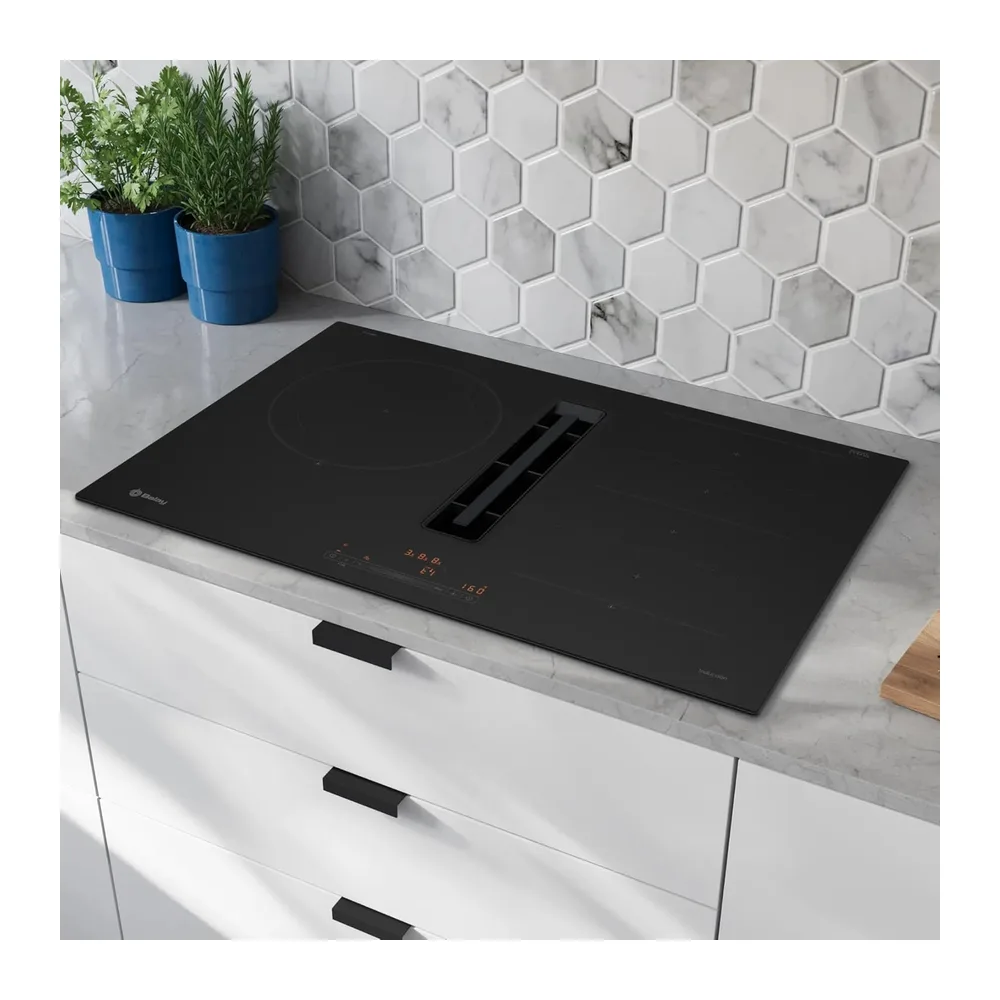 Balay, Placa de Inducción con extractor integrado, negro mate, 3EBC989MH [Clase de eficiencia energética B] — 2