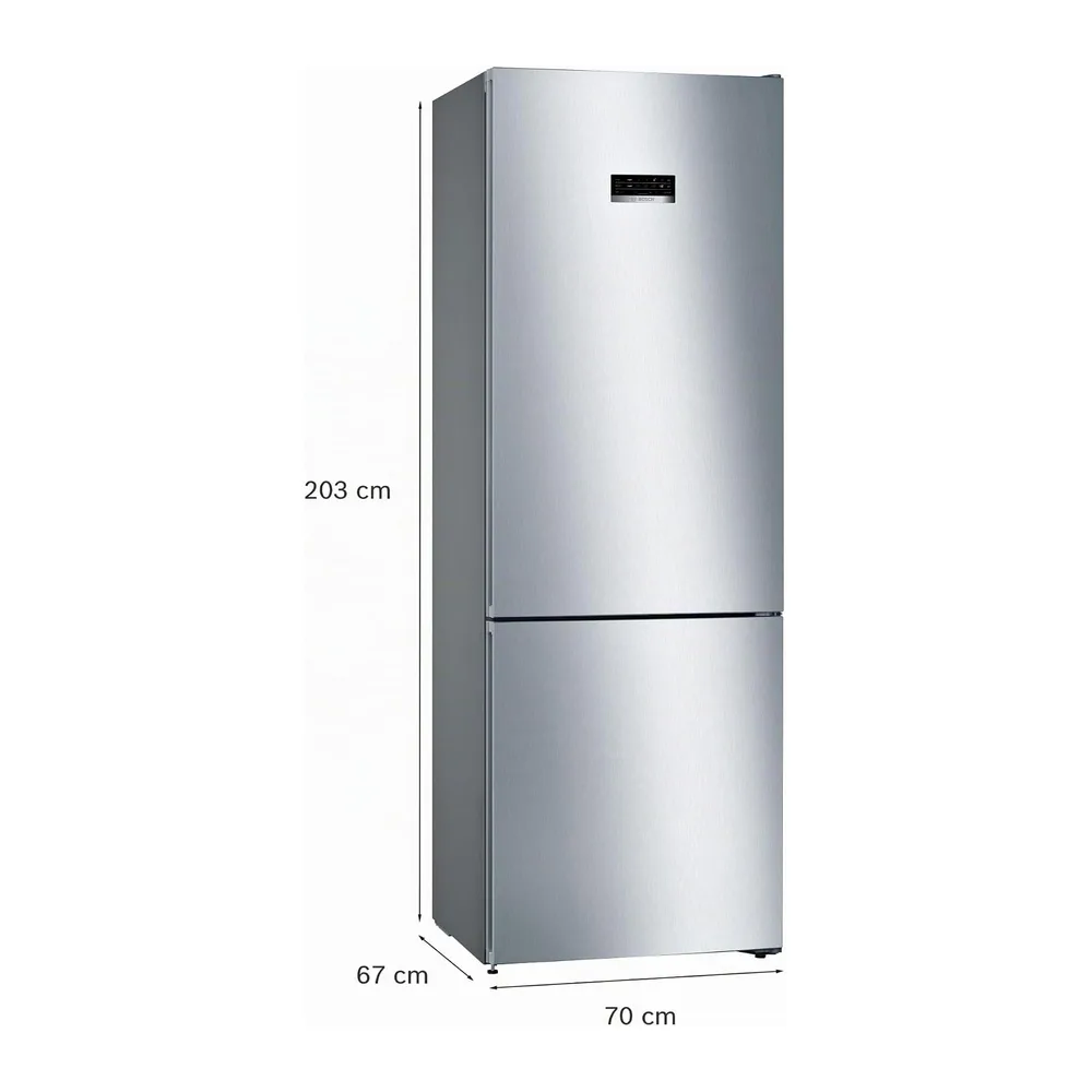 Bosch, Frigorífico combi, Serie 4, XXL, Total NoFrost, Inox, KGN493IDA [Clase de eficiencia energética D] — 2