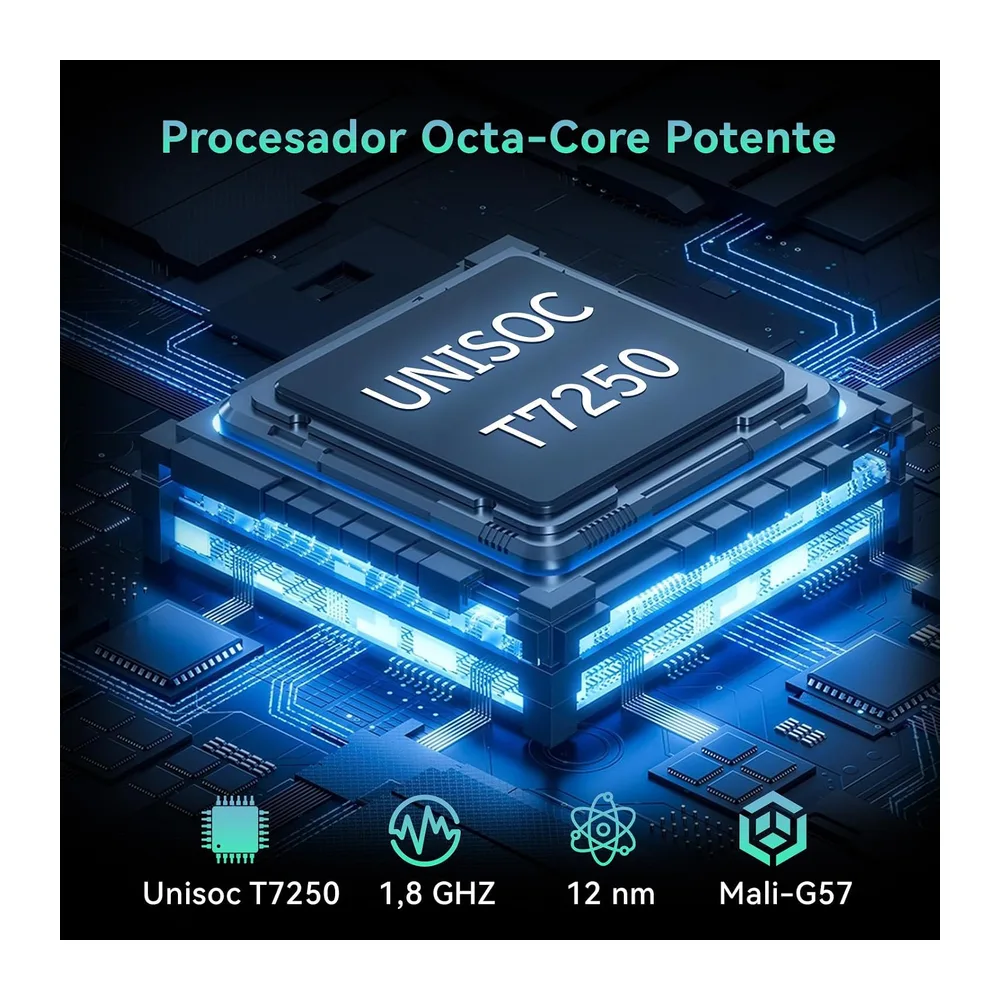 Tableta 11 Pulgadas en Gemini AI, Tableta Android 16 en Funda, Teclado & Ratón, Octa-Core, 32 GB RAM + 256 GB — 3