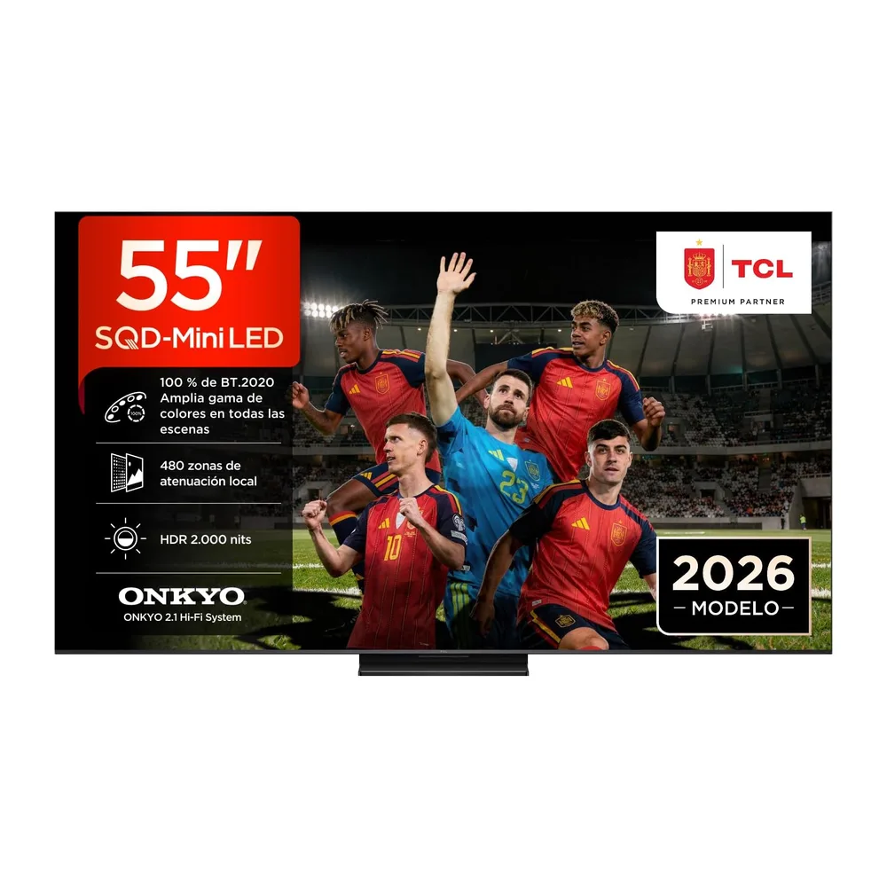 TCL 55Q7D Pro 55 Pulgadas SQD-Mini LED 4K HDR10+ Smart TV