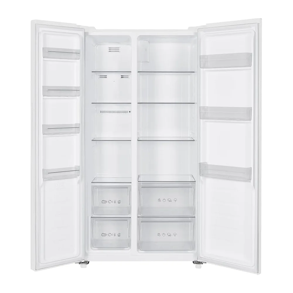 Hyundai Frigorífico Americano Blanco, 2 Puertas. HAM17791NDDW01, Capacidad 442 Litros, Tecnología No Frost, — 2