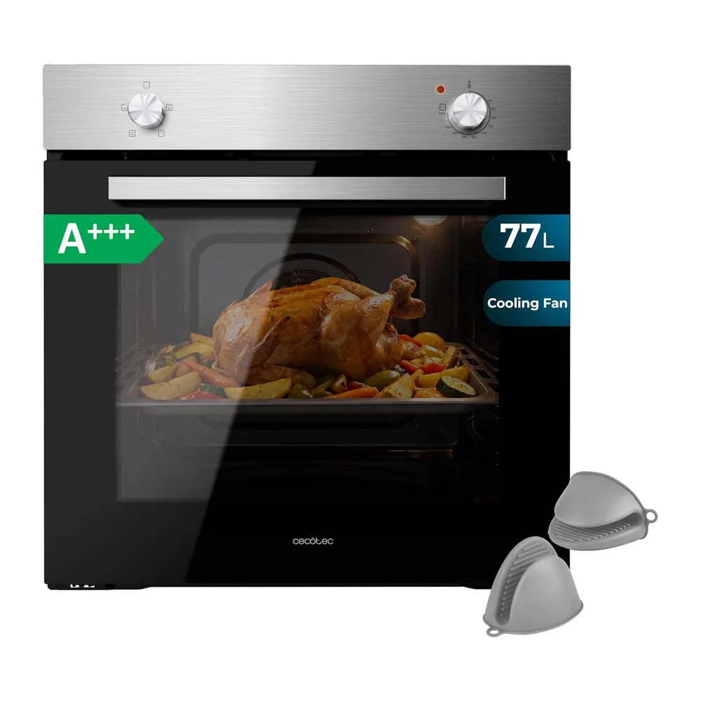 Cecotec Horno Integrable Bolero Hexa C126000 Inox A GloveKit. 2800 W