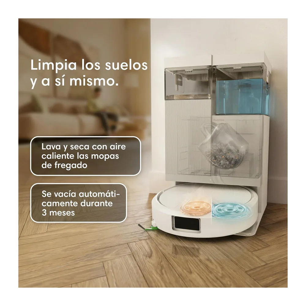 iRobot Roomba Plus 416 Combo y Base AutoWash — 3