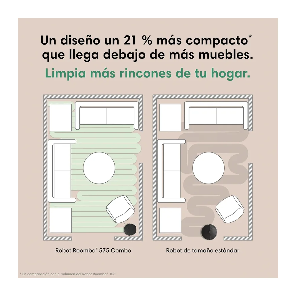 iRobot Roomba Plus 576 Combo y Base AutoWash multifunción — 5