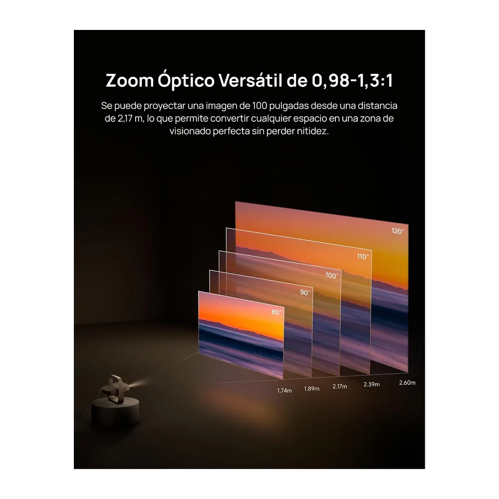 XGIMI Elfin Flip 4K Proyector Portátil, RGB Láser Triple, Exterior y Jardín — 2